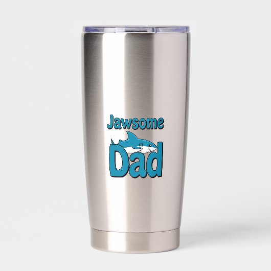 Jawsome Papa Geïsoleerde Drinkbeker (Voorkant)