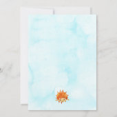 Jawsome Shark Birthday Invitation - Onder het Zee Kaart (Achterkant)