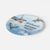 Jawsome Shark onder het Zee Papieren Bordje (Gekanteld)