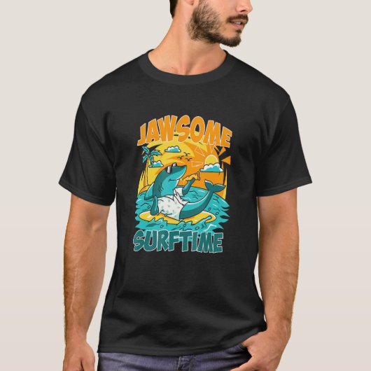 Jawsome Surf Time Hawaii Kostumed T-shirt (Voorkant)