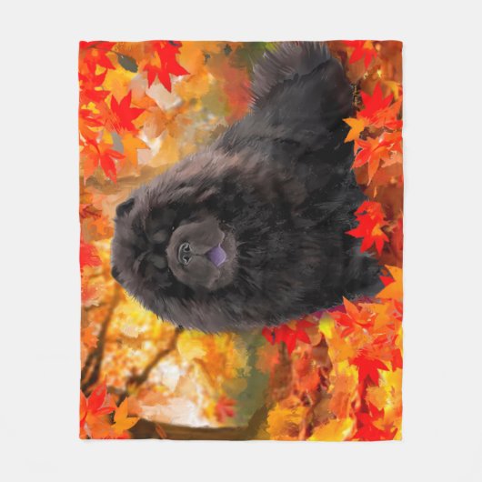 JAX Chow 2020 Vakkendeken Fleece Deken (Voorkant)