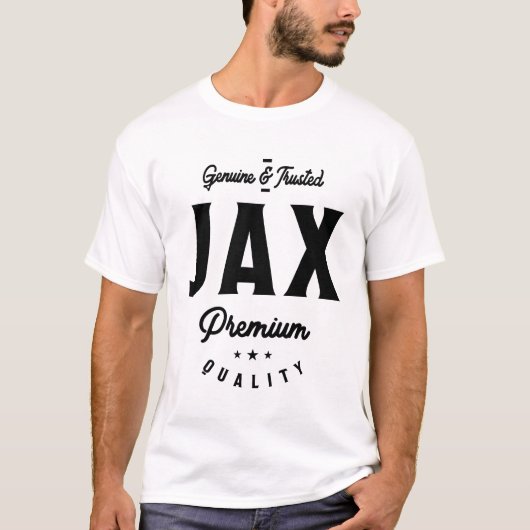 JAX Echte & Vertrouwde Douanenaam JAX T-shirt (Voorkant)