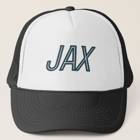 JAX Jacksonville Airport Code - Reizen naar Florid Trucker Pet (Voorkant)