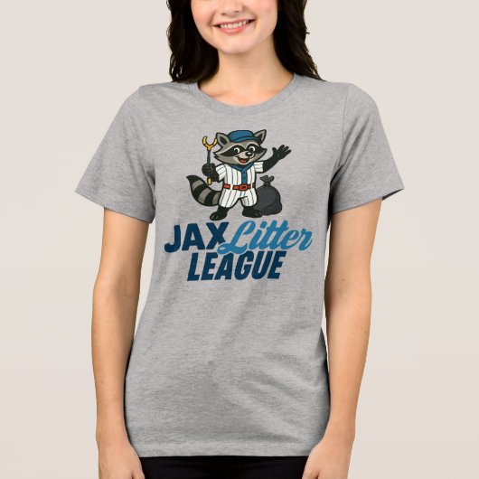 Jax Litter League Tri-Blend Shirt (Voorkant)