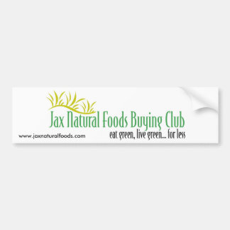 Jax Natural Foods Bumpersticker 1
