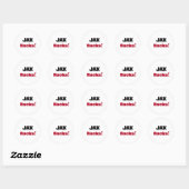 Jax Rocks Ronde Sticker (Vel)