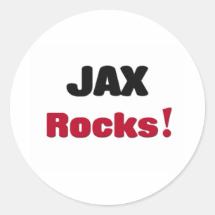 Jax Rocks Ronde Sticker