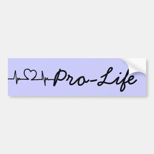 Jaxon Alexander Kelley Pro-Life Bumpersticker (Voorkant)