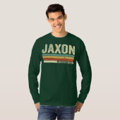 Jaxon Gift Name Personalized Funny Retro  T-shirt (Voorkant volledig)