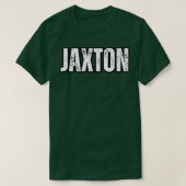 Jaxton Naam Cadeau Verjaardagsvakantie Jubileum T-shirt (Design voorkant)