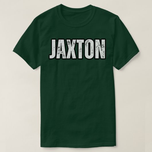 Jaxton Naam Cadeau Verjaardagsvakantie Jubileum T-shirt (Design voorkant)