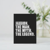 Jaxxon name, Jaxxon The Man The Myth The Legend Briefkaart (Staand voorkant)