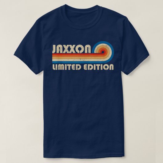 JAXXON Name Personalized Funny Retro  Birth T-shirt (Design voorkant)
