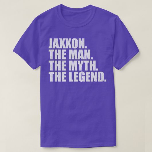 JaxxonJaxxon Naam Jaxxon Voornaam T-shirt (Design voorkant)