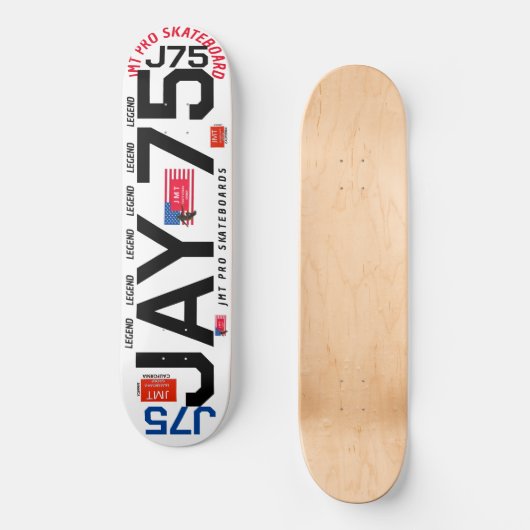 JAY 75 JMT 8 1/4" Skateboard Deck (Voorkant)