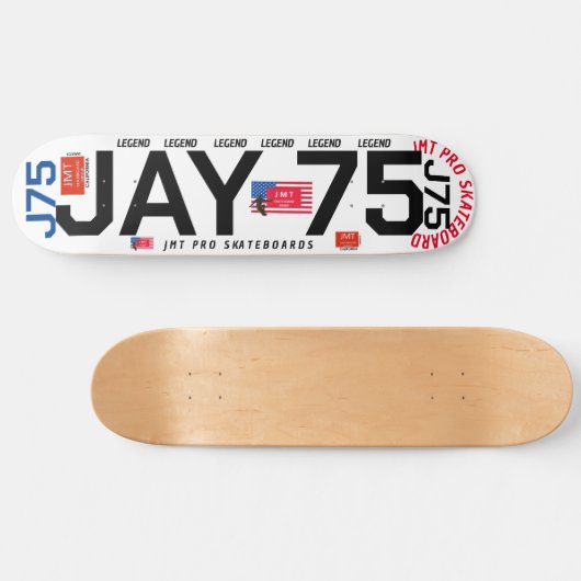 JAY 75 JMT 8 1/4" Skateboard Deck (Horizontaal)