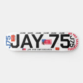 JAY 75 JMT 8 1/4" Skateboarddek Persoonlijk Skateboard (Horizontaal)