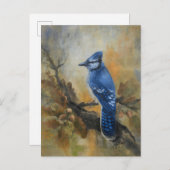 Jay Bird Briefkaart (Voorkant / Achterkant)