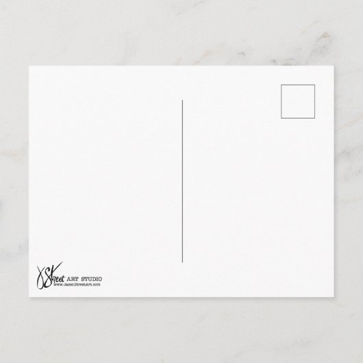 Jay Bird Briefkaart (Achterkant)