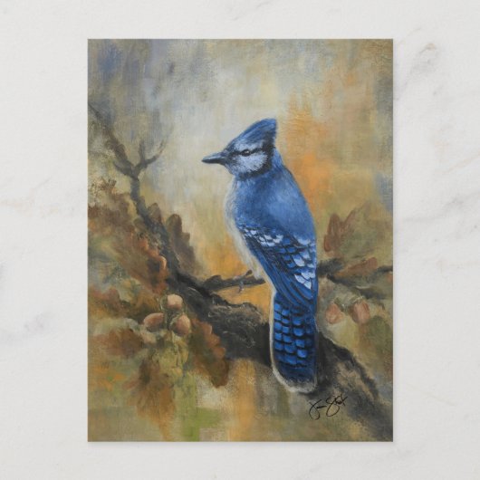 Jay Bird Briefkaart (Voorkant)