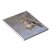 Jay Bird in Winter Notitieblok (Schuin)