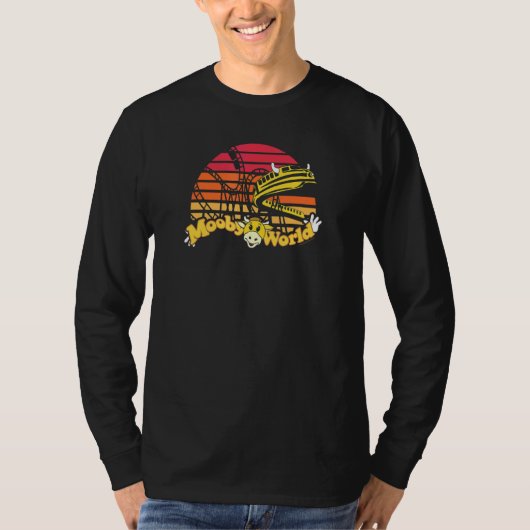Jay en Silent Bob Mooby World Sunset Pretpark T-shirt (Voorkant)