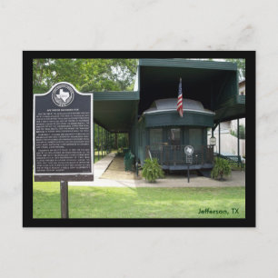 Jay Gould's Railroad Car Briefkaart