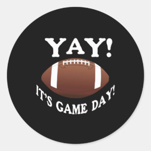 Jay! Het is Game Day. Ronde Sticker