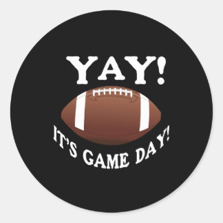 Jay! Het is Game Day. Ronde Sticker