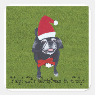 Jay! Het is Kerstmis in juli, Santa Pug sticker