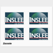 Jay Inslee 2020 Rechthoekige Sticker (Vel)