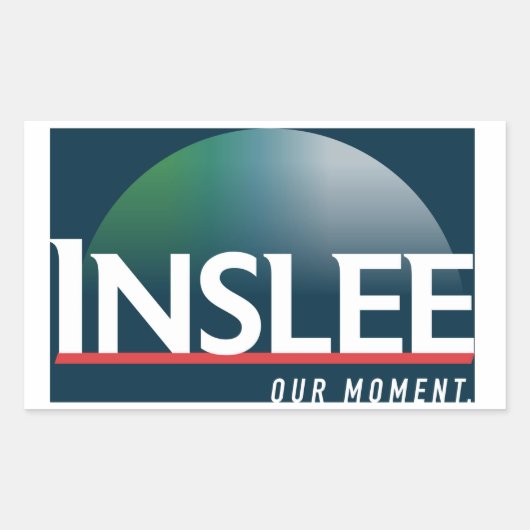 Jay Inslee 2020 Rechthoekige Sticker (Voorkant)