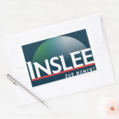 Jay Inslee 2020 Rechthoekige Sticker (Envelop)