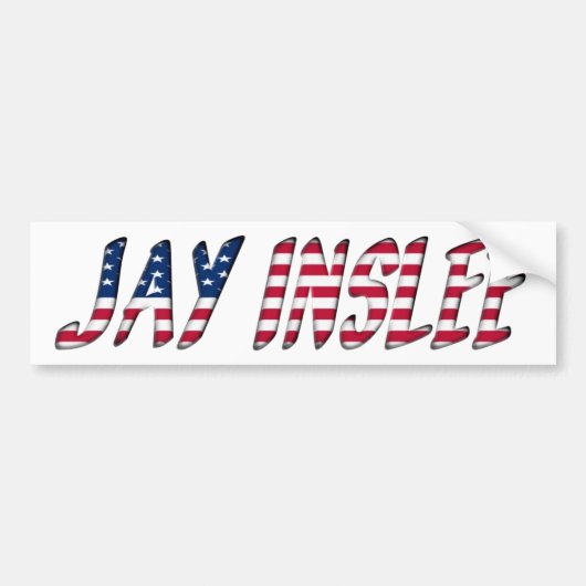 Jay Inslee-democratische presidentskandidaat 2020 Bumpersticker (Voorkant)