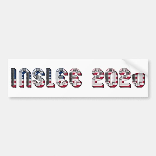 Jay Inslee-democratische presidentskandidaat 2020 Bumpersticker (Voorkant)
