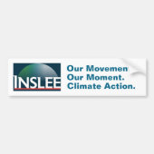 Jay Inslee Ons Moment Bumpersticker (Voorkant)