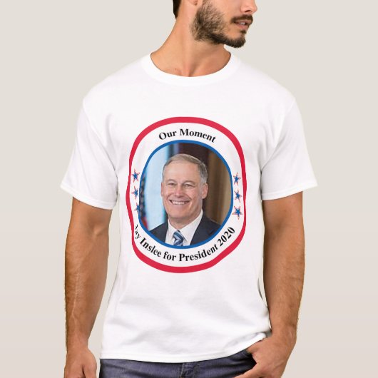 Jay Inslee T-shirt (Voorkant)