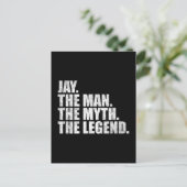 Jay naam, Jay De Man De Mythe De Legende Briefkaart (Staand voorkant)