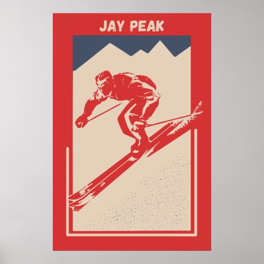 Jay Peak in Vermont - Ski Poster (Voorkant)