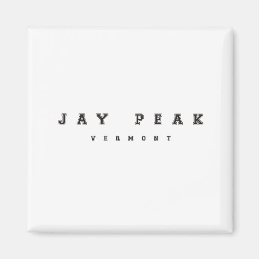Jay Peak Vermont Magneet (Voorkant)
