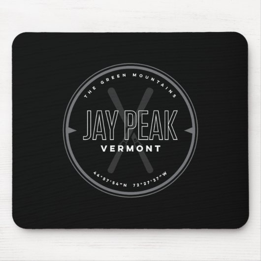 Jay Peak Vermont Ski Muismat (Voorkant)