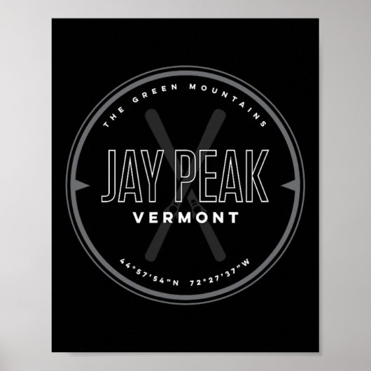 Jay Peak Vermont Ski Poster (Voorkant)