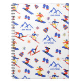 Jay Peak Vermont Ski Snowboard patroon Notitieboek (Voorkant)