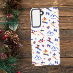 Jay Peak Vermont Ski Snowboard patroon Samsung Galaxy Hoesje<br><div class="desc">Een grappig winterskipatroon voor het skigebied Jay Peak in Vermont,  USA. Perfect cadeau-idee voor wintersportliefhebbers: ski,  snowboard,  freestyle,  skisprong,  langlaufen.</div>