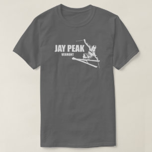 Jay Peak Vermont Skiër T-shirt