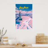 Jay Peak Vermont Skigebied Reisposter Poster (Keuken)