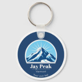 Jay Peak Vermont USA cadeau souvenir Sleutelhanger (Achterkant)
