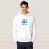 Jay Peak Vermont winterskigebied Hoodie (Voorkant volledig)