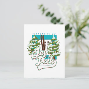 Jay Peek Vermont ski logo Briefkaart