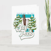 Jay Peek Vermont ski logo Feestdagen Kaart (Voorkant)